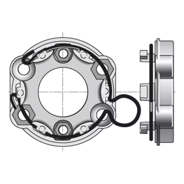 Support universel D50/60 avec anneau à boucle