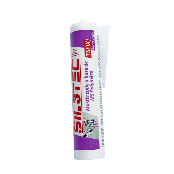 Mastic colle à base de MS Polymère - TSFIX - Blanc 290 ml