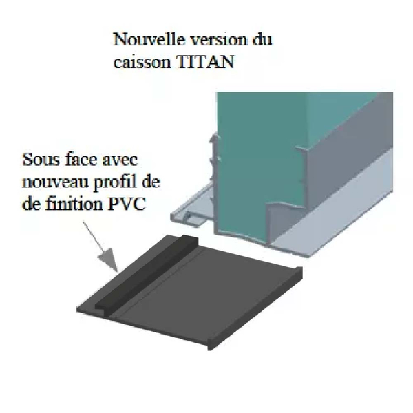 nouveaux profils de finition Titan noir fonce Bubendorff