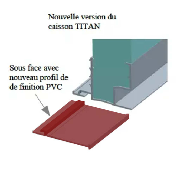 nouveaux profils de finition Titan rouge pourpre Bubendorff