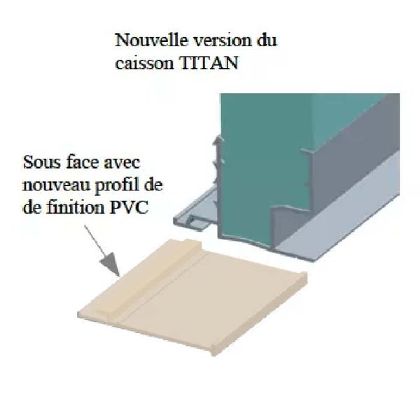 nouveaux profils de finition Titan ivoire claire Bubendorff