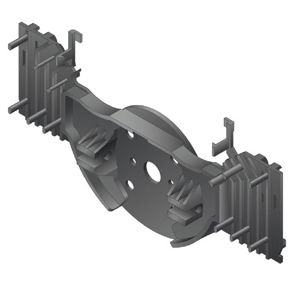 Support papillon moteur SIMU 45mm