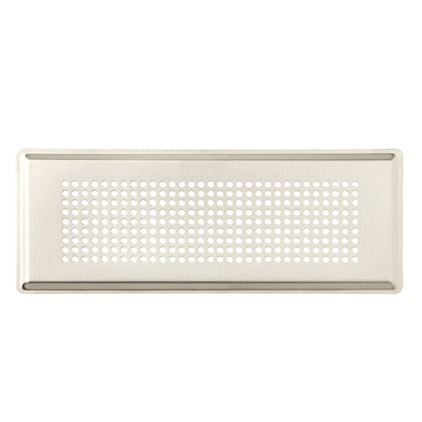 Nerezová větrací mřížka, obdélníková - Insuflace - 350 x 130 mm, 2 image