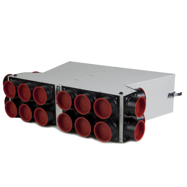 Dubbele afzuig- en inblaasbox voor VMC SKY 150/200 - Netwerk 75 mm