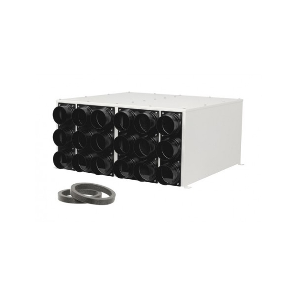Caissons 2x9 piquages pour vmc double flux Sky 300