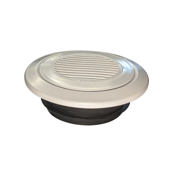 Bouche de ventilation réglable ronde plastique