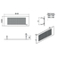 Grille vmc inox, rectangulaire - Insufflation - 200 x 100 mm, Mondkleur: Roestvrij staal, 2 image