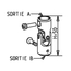 Genouillère acier Rond 12mm dimensions