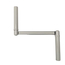 Manivelle blanche tringle 12mm