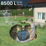 Kit cuve CARAT 8500L DN160 à enterrer avec POMPE de SURFACE (pour jardin) - Gamme Pro