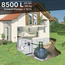 Kit Complet cuve CARAT 8500L DN160 + Aqua Center Silentio + passage piéton à enterrer