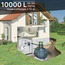 Kit Complet cuve CARAT 10000L DN160 + Aqua Center Silentio + passage piéton à enterrer