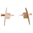 Embout de barre finale beige de BSO C100F (la paire)