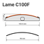 Embout de barre finale beige de BSO C100F (la paire)