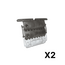 Verrou automatique plastique 2 maillons lame 8 Bubendorff