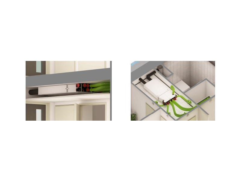 VMC kettős áramlású RENOVENT SKY 300+ vezetékes programozó opció nélkül Renovent+ Brink Climate Systems, Renovent: Opcionális Renovent +, 2 image