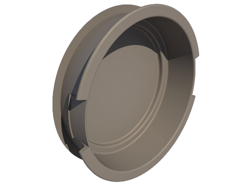 Flair 325 kettős áramlású VMC készlet + AE34C HDPE félig merev hálózat (75 mm), Flair: 325, Verzió: Balra, 4 image