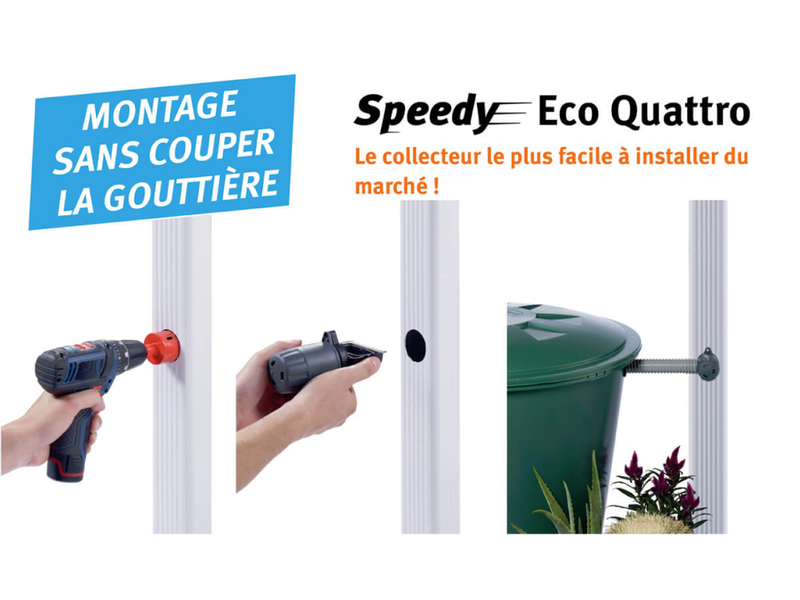 Sběrač filtru Speedy Eco Quattro, Barva sběratele: Šedá barva, 2 image
