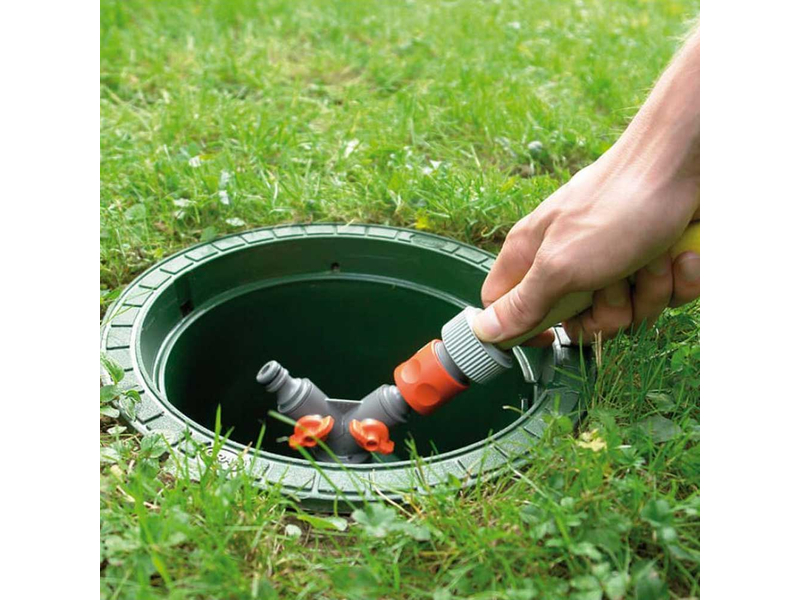 Kit cuve CARAT à enterrer avec POMPE IMMERGÉE 10000L DN110 pour arroser son jardin - Passage Véhicule, Tartály térfogata: 10.000L, Csatlakozás átmérője: DN 110