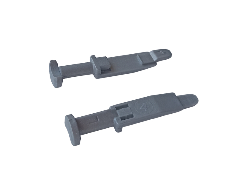 Embout plastique gris de lame Z de BSO (la paire)