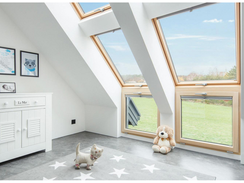 Fenêtre de toit Bois Roto Designo R7, Matériau: Bois, 5 image