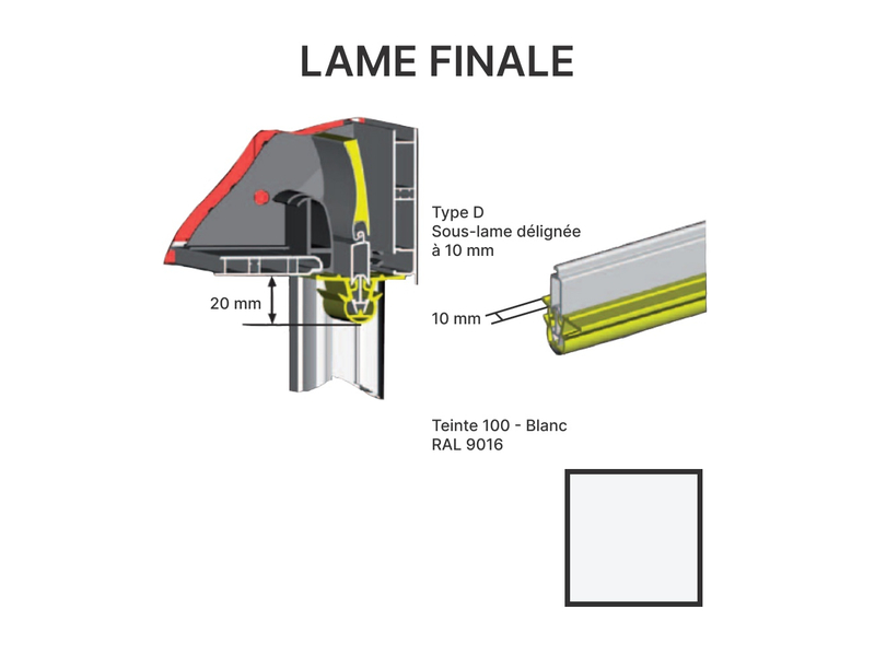 Lame finale LF6 Bubendorff details