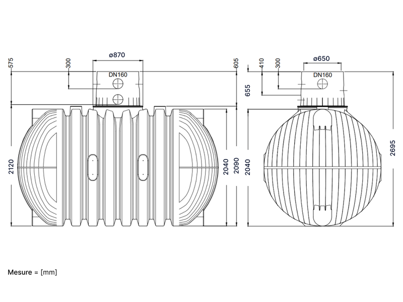 Carat 8500L 160 dim