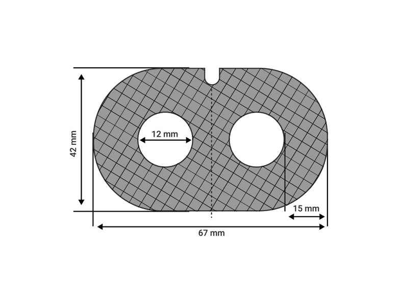 Napelemes csatlakozás Bi-csöves réz átmérő 2 x 10/12 szigetelt és szondakábel mellékelve, A kapcsolat hossza: Longueur 15 m (Ref 697415), 2 image