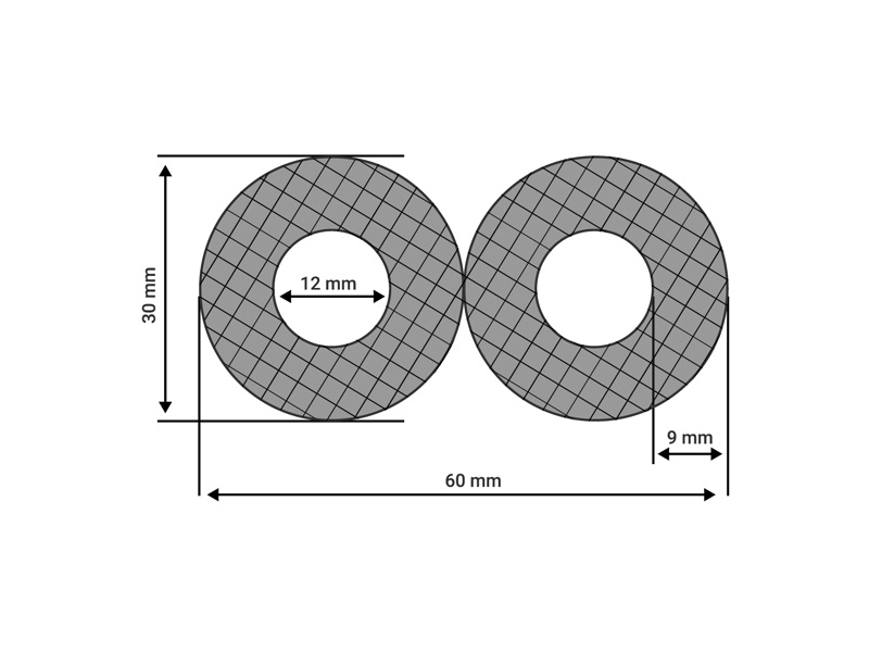 Zonne-aansluiting Bi-tube koper 10 of 15 m, diameter 2 x 10/12 geïsoleerd 9 mm en sondekabel inbegrepen, Lengte van de link: Longueur 10 m (Ref 697410), 2 image