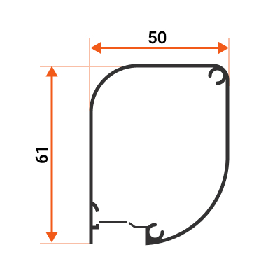 61x50 mm Schachtel