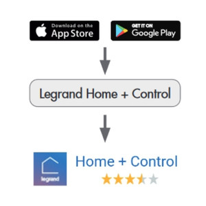 legrand home app + diamond control