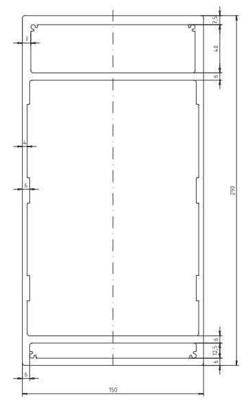 Coupe barre 150 x 290