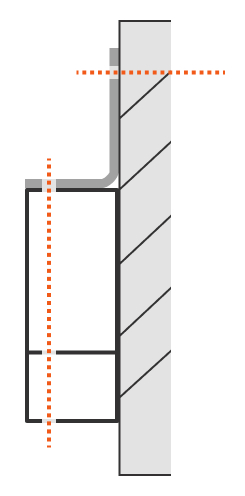 muurpergola met universele beugel 1