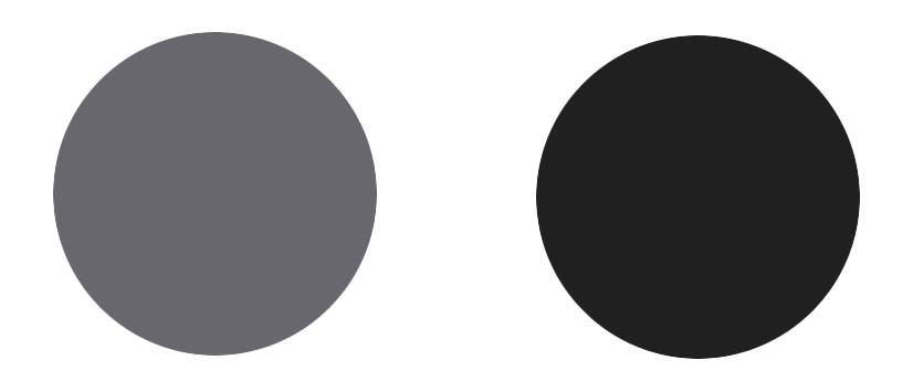 couleur de ruban, noir ou gris