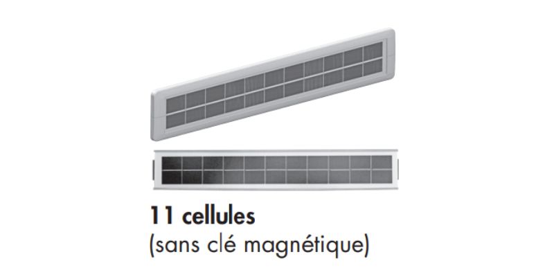 11článkový solární kolektor pro rolovací vrata bubendorff